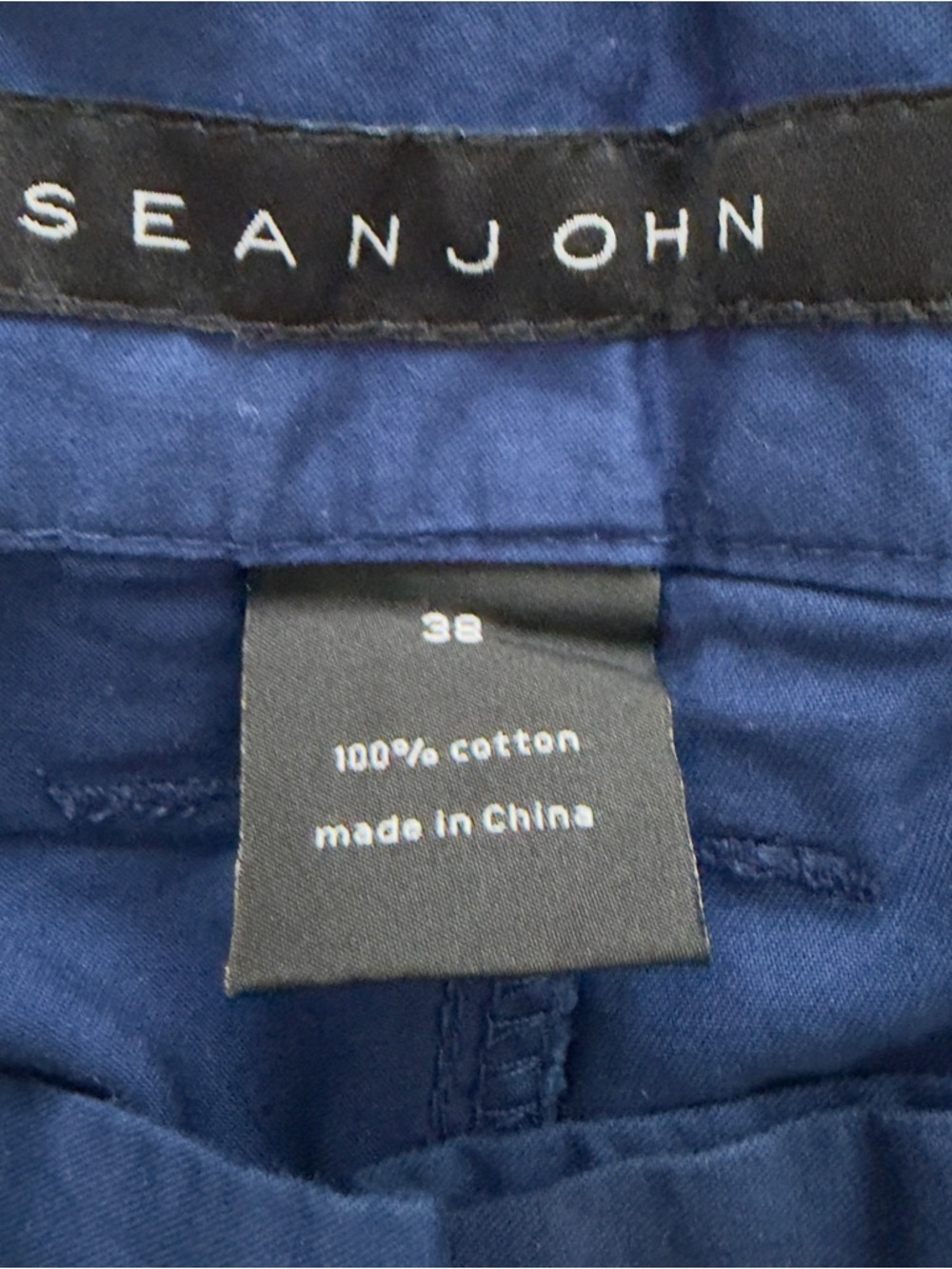 Sean John Navy Blue men Chino Shorts size 38 (001) - Picture 2 of 5
